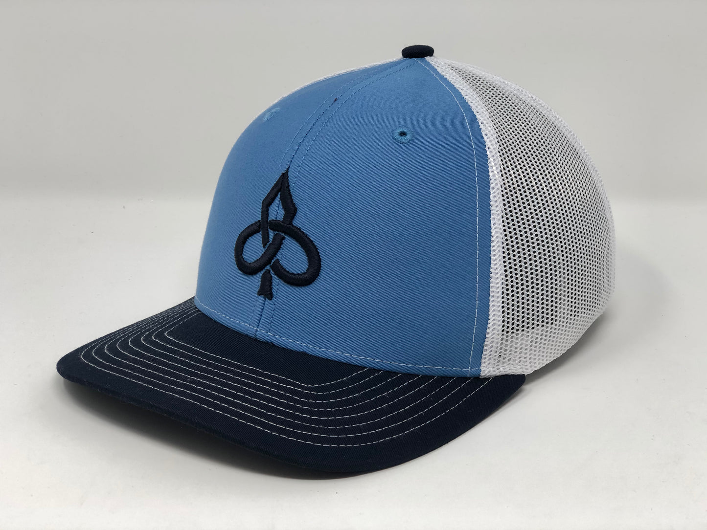 Aced Out Logo - Navy/Turquoise Trucker