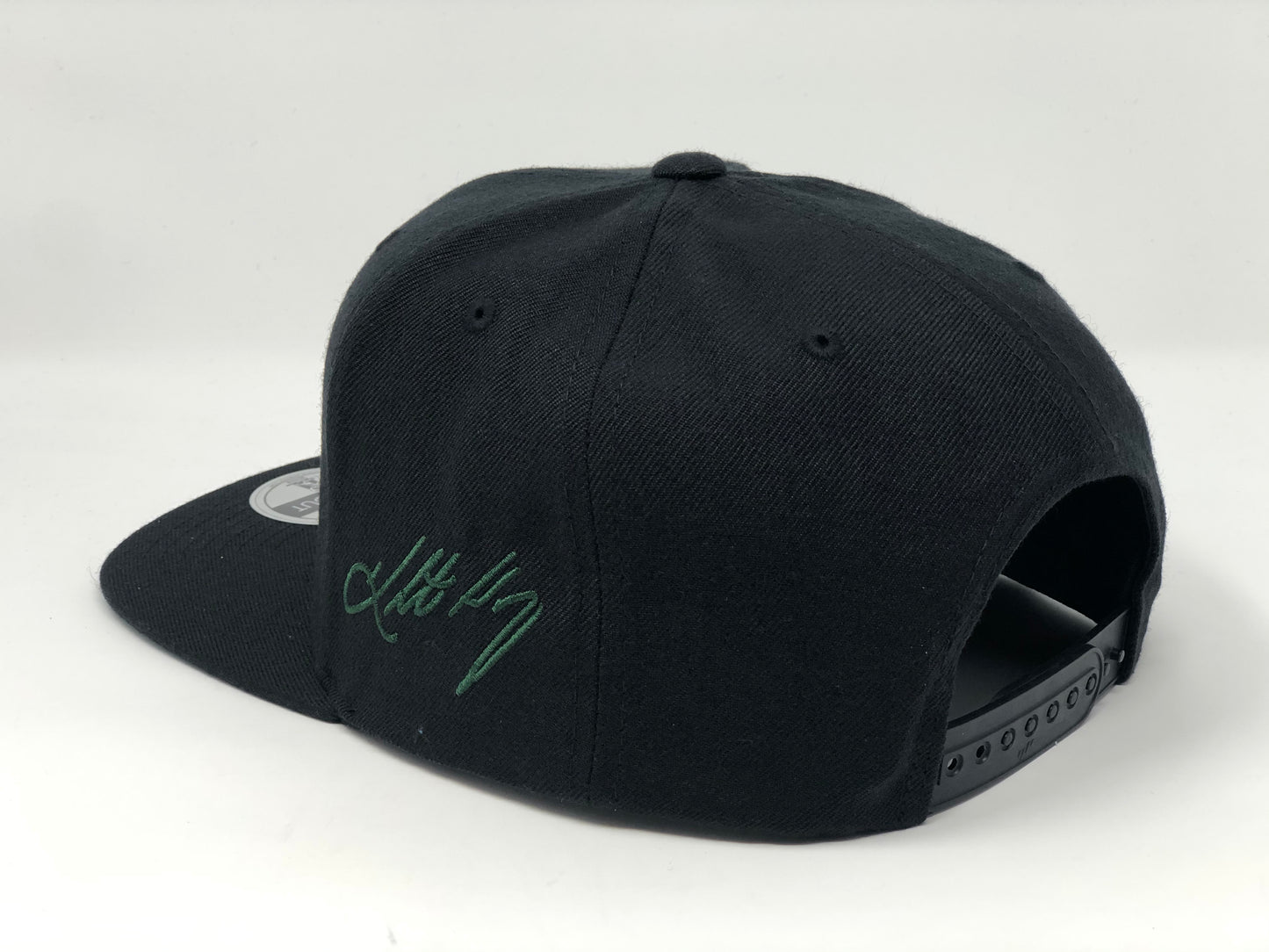 Kolten Wong Logo Hat - Green/Black Snapback