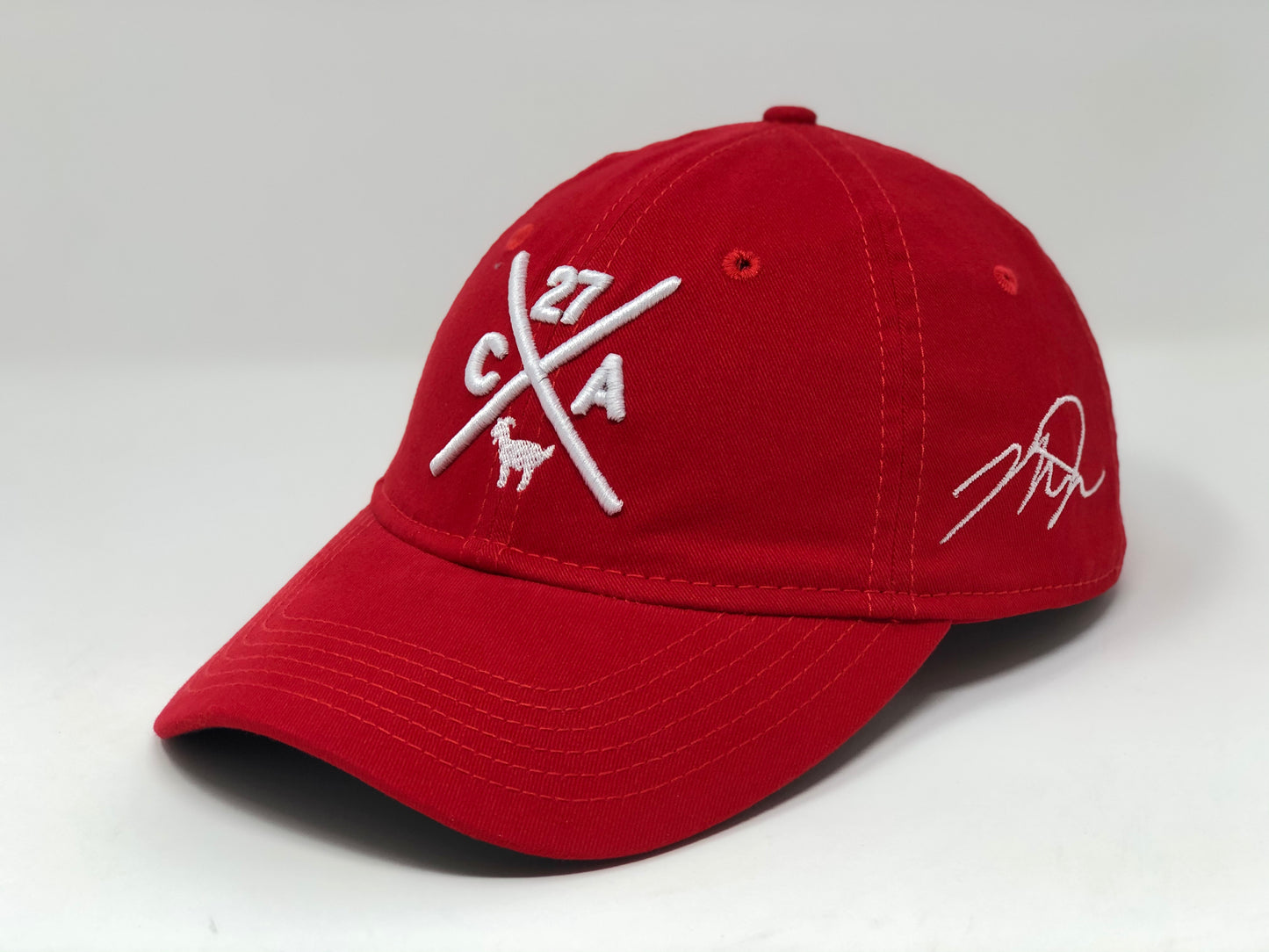 Mike Trout Compass Hat - Red Dad Hat