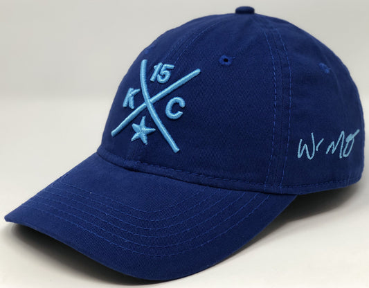 Whit Merrifield Compass Hat - Royal and Baby Blue Dad Hat