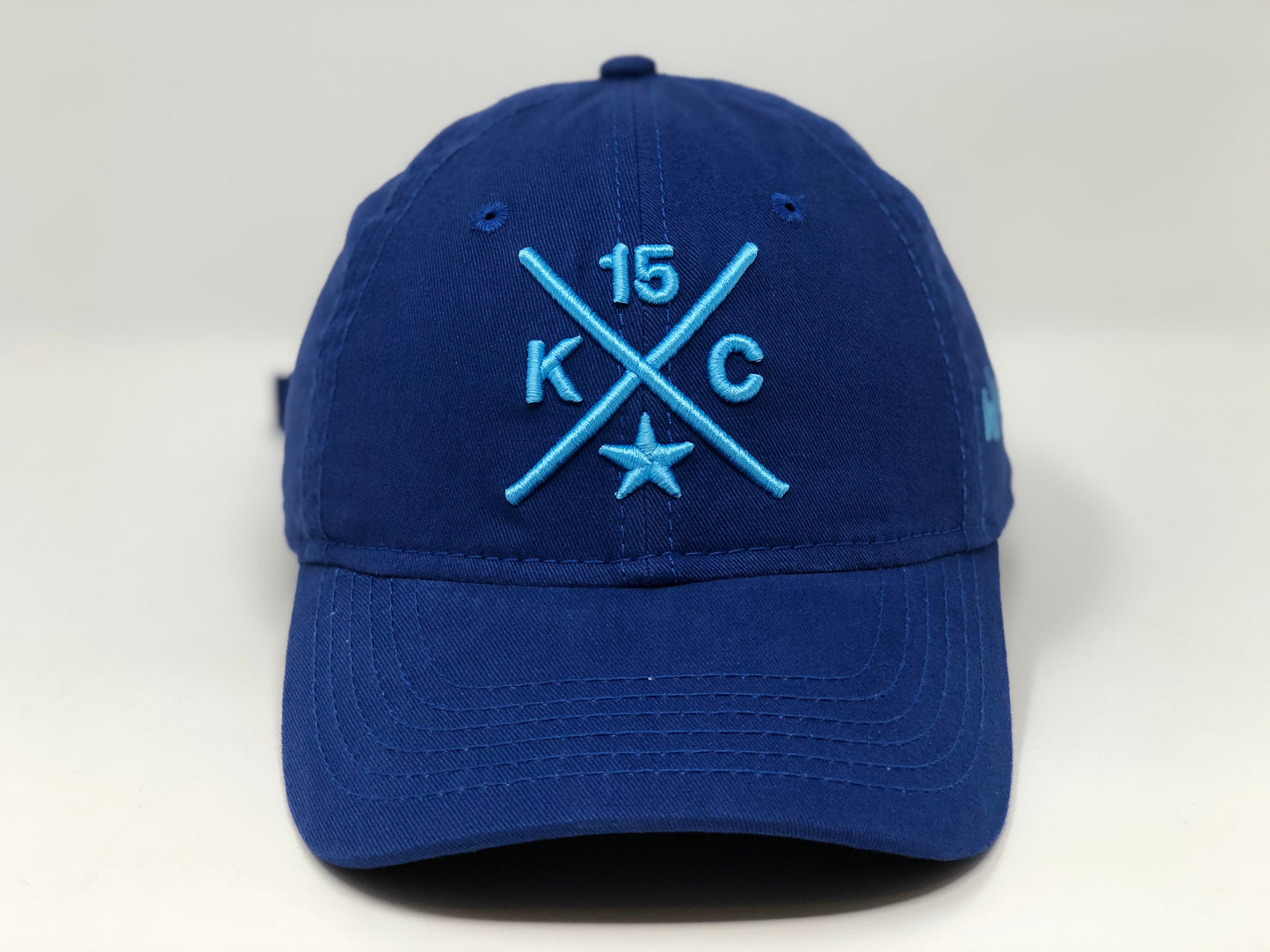 Whit Merrifield Compass Hat - Royal and Baby Blue Dad Hat