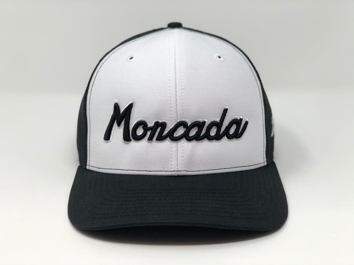 Yoan Moncada Script Hat - White/Black Trucker