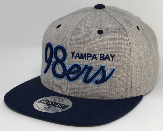 Tampa Bay 98ers Cap - Grey/Navy Snapback