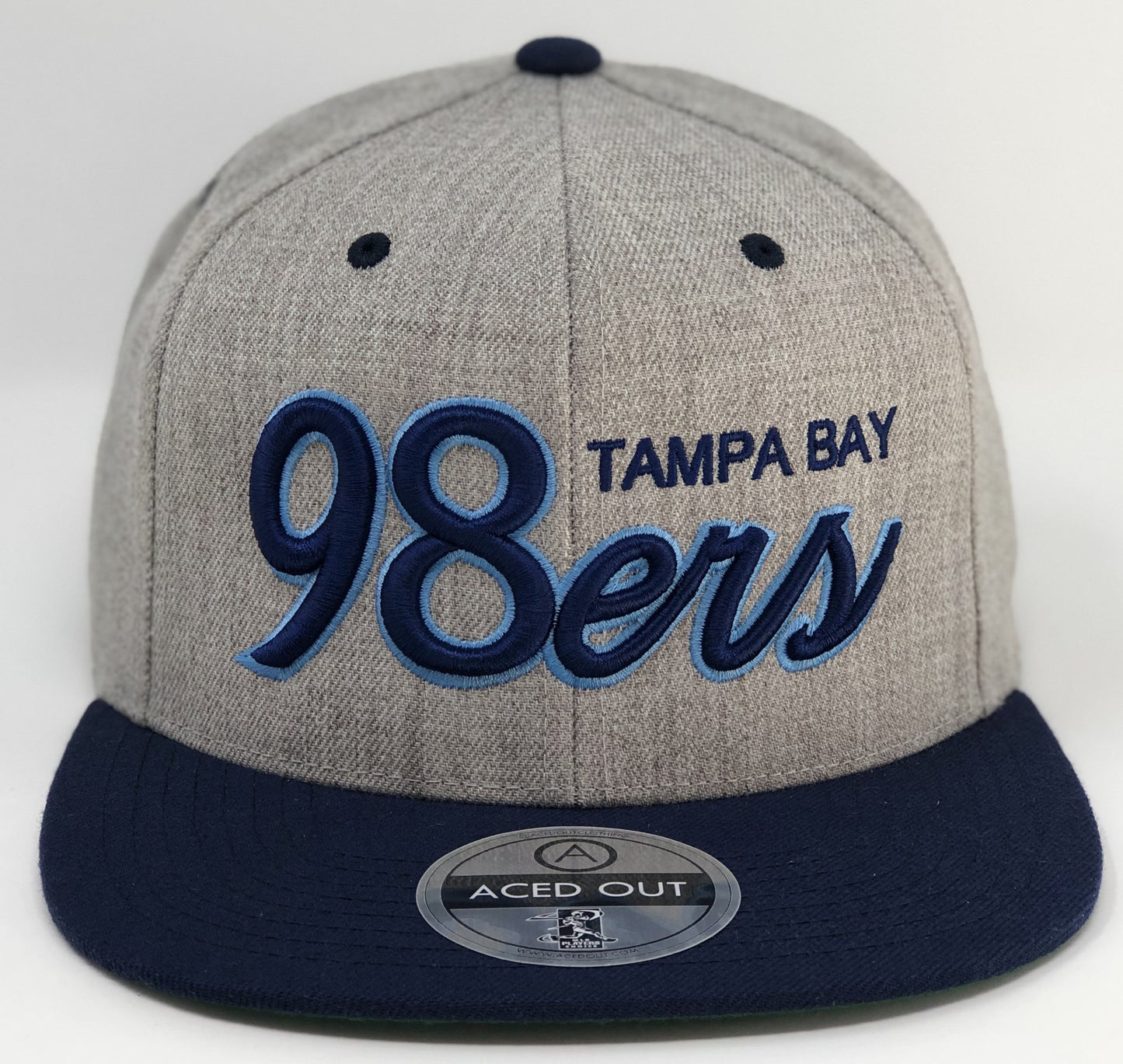 Tampa Bay 98ers Cap - Grey/Navy Snapback