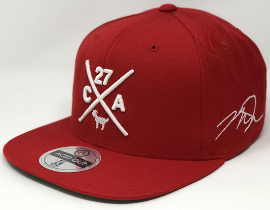 Mike Trout Compass Hat - Red Snapback