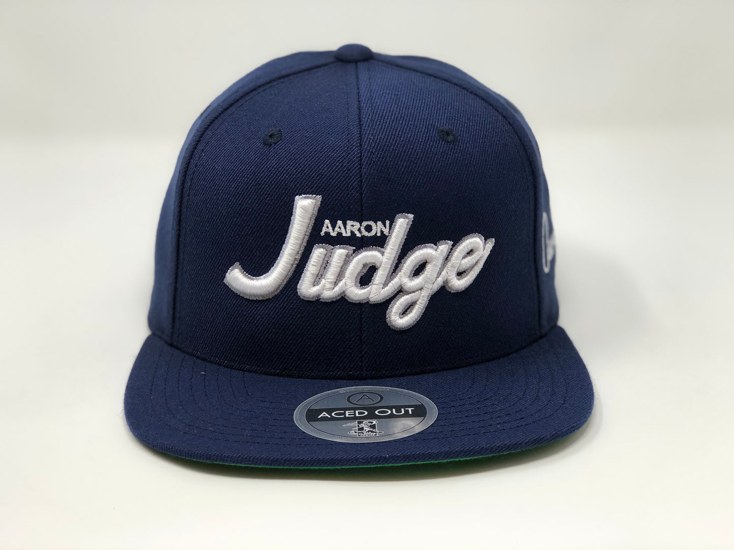 Aaron Judge Script Hat - Navy Snapback