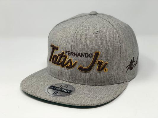 Fernando Tatis Jr Script Hat - Grey Snapback