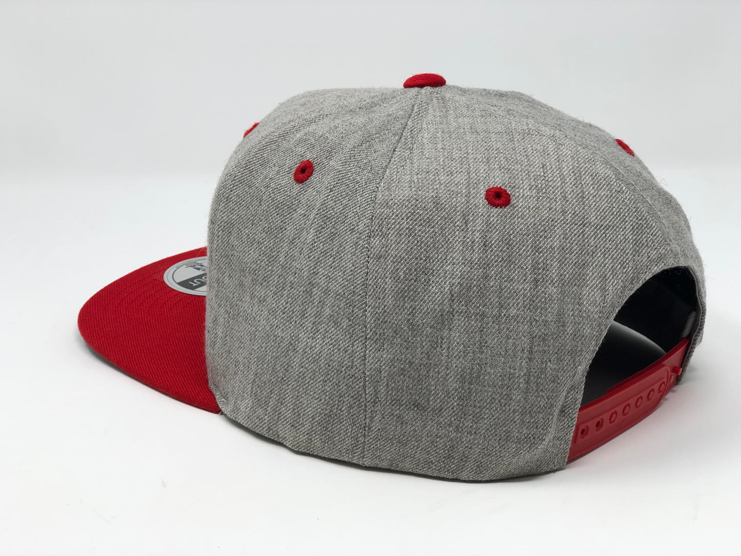 Mike Trout 27 Hat - Grey/Red Snapback