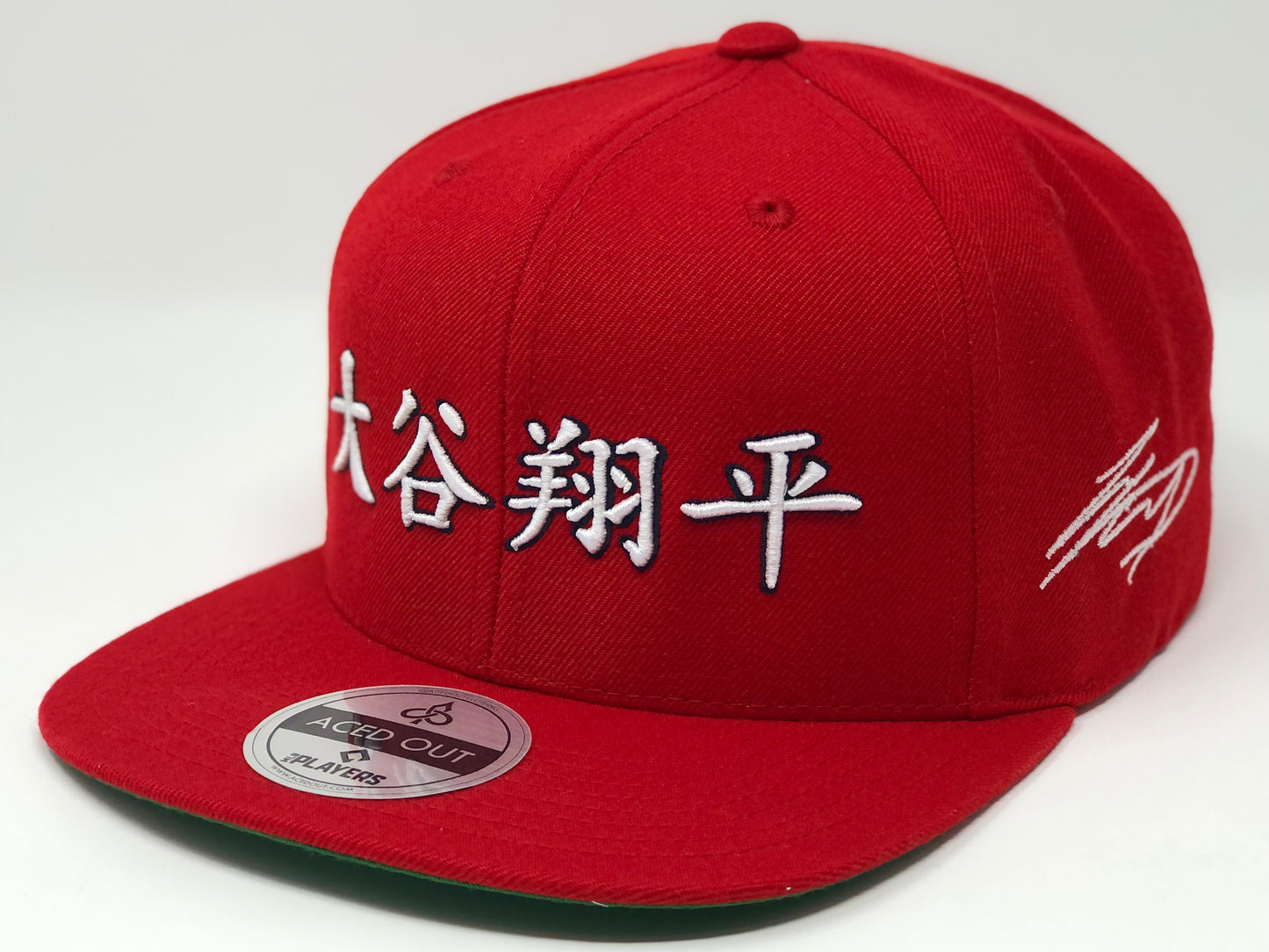 Shohei Ohtani Kanji Hat - Red Snapback